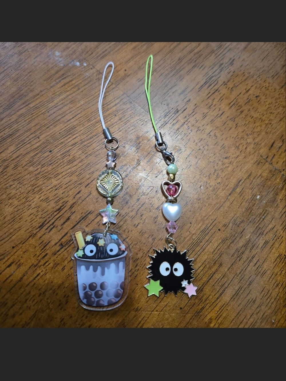 Handmade Soot Sprite Keychains